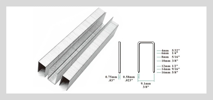 22 gauge 10f wire staples details