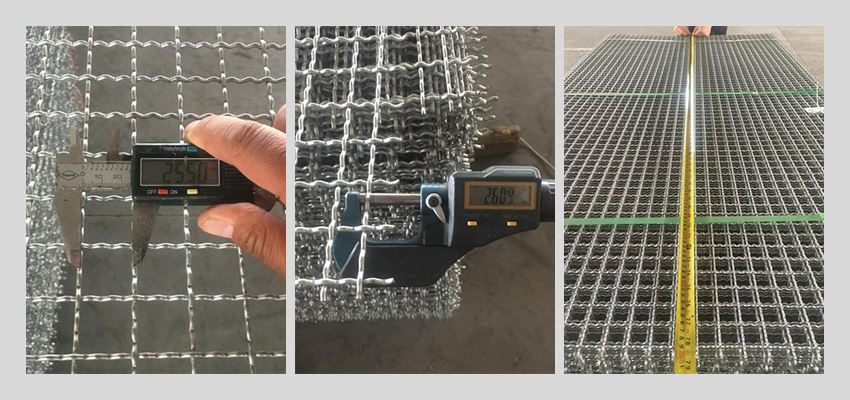 product-850-400 Crimped Mesh inpection