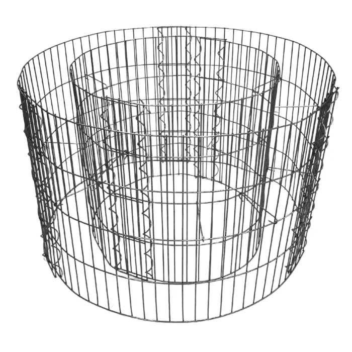Kringlótt Gabion möskvakörfu